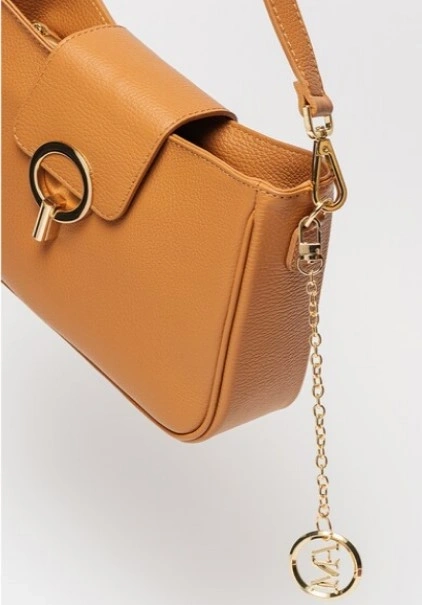 Geanta de umar din piele naturala Antonia Moretti AM1582, Cognac, Nr. 3, Bagsy