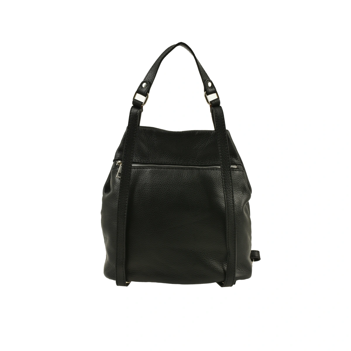 Rucsac dama din piele naturala Chiara Canotti CC1656, Negru, #3, Bagsy