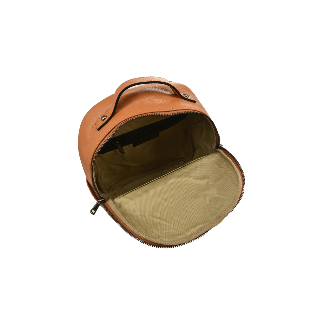 Rucsac dama din piele naturala Antonia Moretti AM1538, Cognac, #4, Bagsy