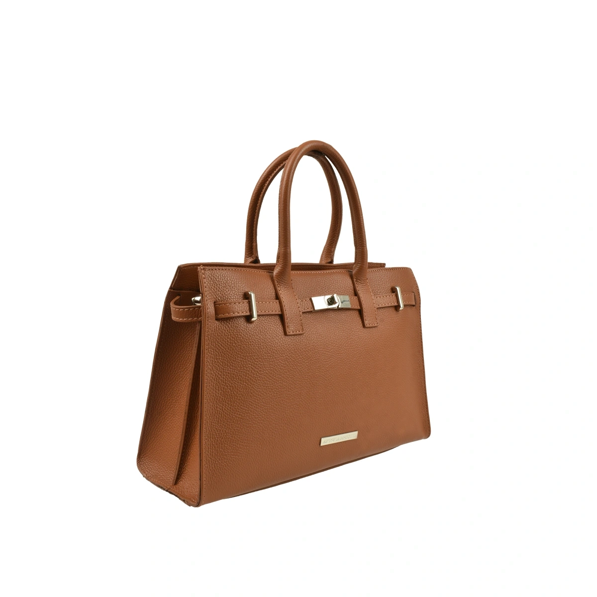 Geanta de mana din piele naturala Antonia Moretti AM1583, Cognac, #2, Bagsy