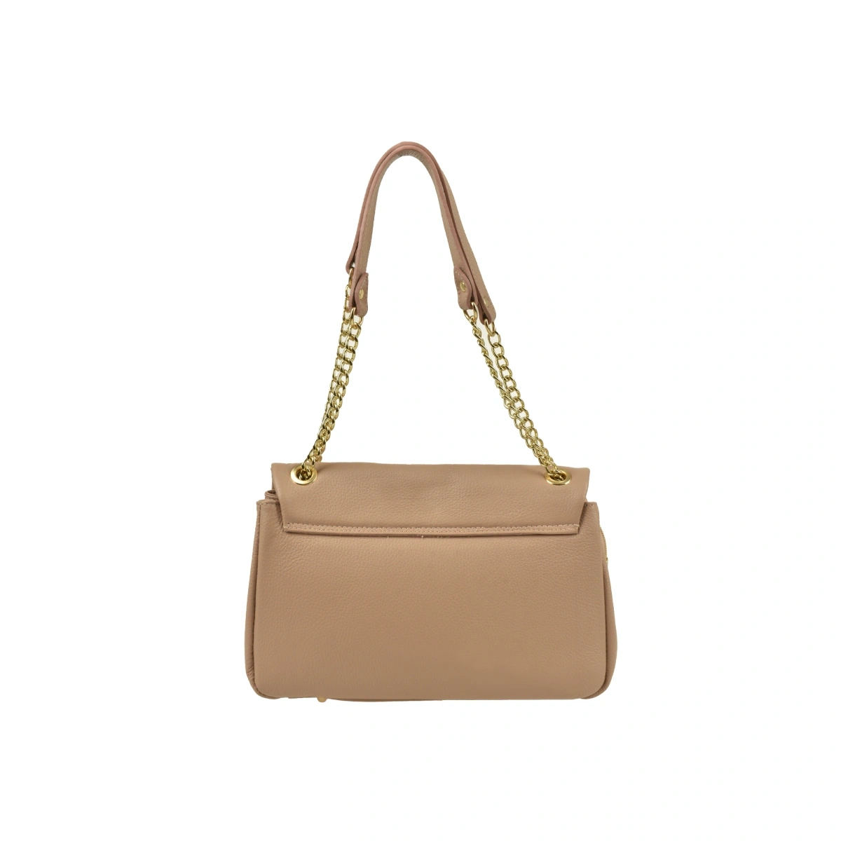 Geanta de umar din piele naturala Chiara Canotti CC1584, Roz prafuit, Nr. 3, Bagsy