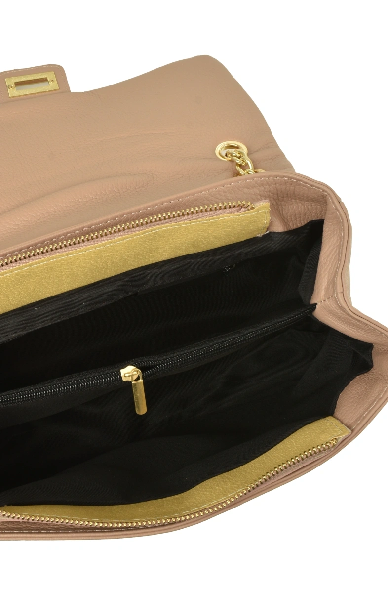 Geanta de umar din piele naturala Chiara Canotti CC1584, Roz prafuit, Nr. 4, Bagsy