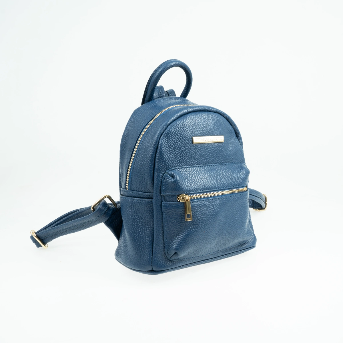 Rucsac dama din piele naturala Chiara Canotti CC1495, Albastru, Nr. 2, Bagsy