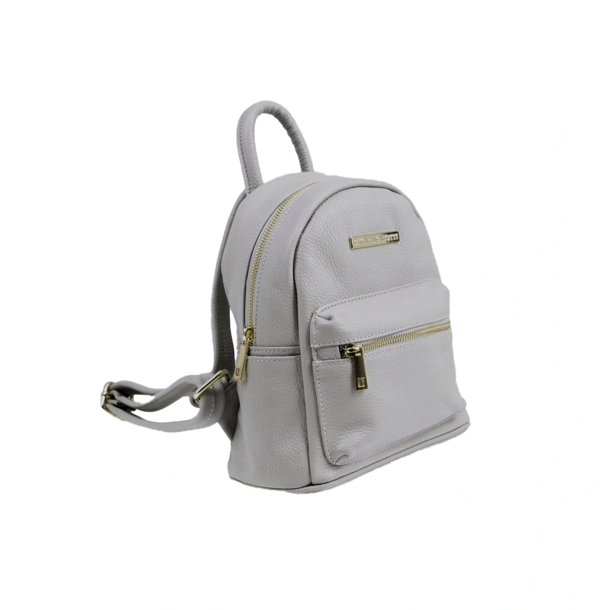 Rucsac dama din piele naturala Chiara Canotti CC1495, Gri, #2, Bagsy