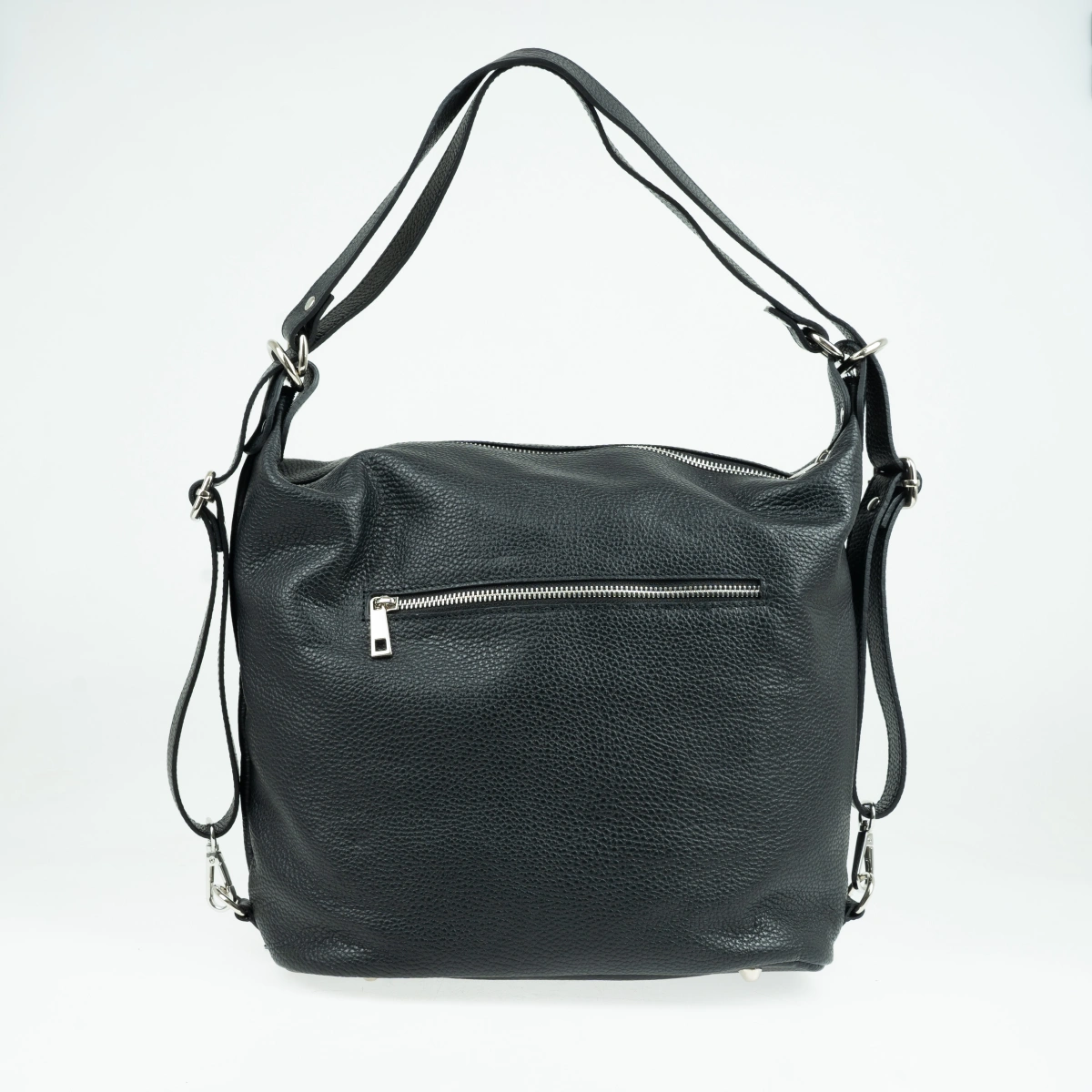 Geanta de mana din piele naturala Chiara Canotti CC1588, Negru, Nr. 3, Bagsy