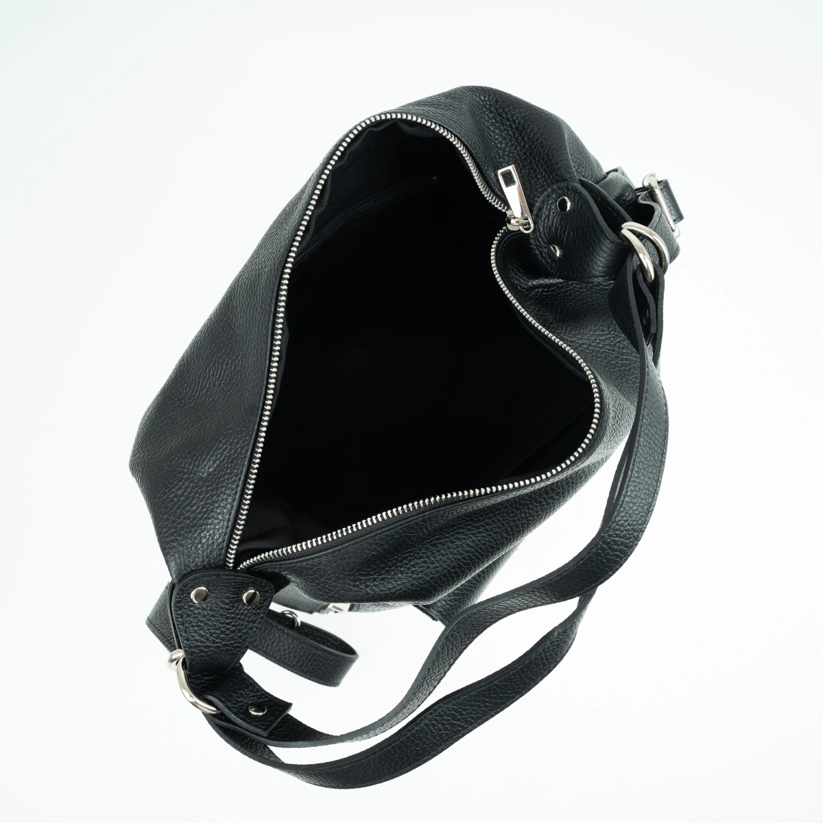 Geanta de mana din piele naturala Chiara Canotti CC1588, Negru, Nr. 4, Bagsy