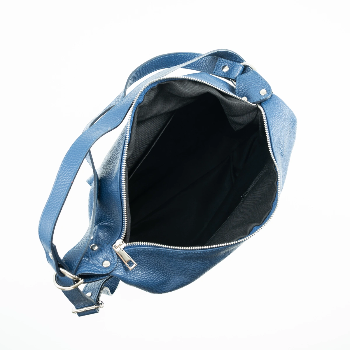 Geanta de mana din piele naturala Chiara Canotti CC1588, Albastru, #4, Bagsy