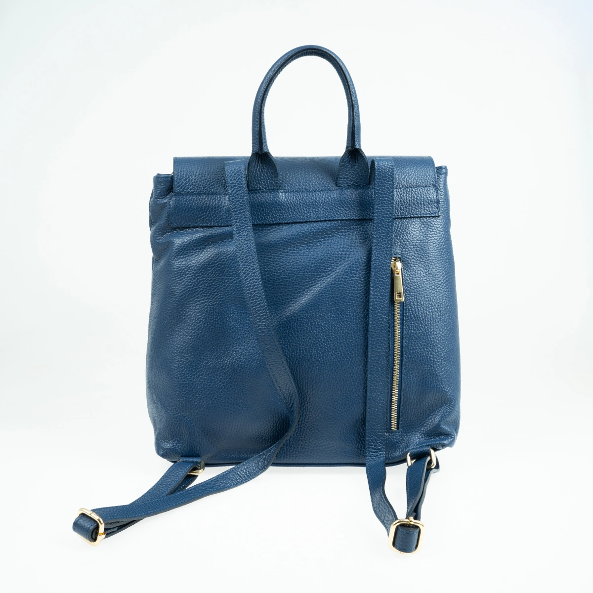 Rucsac dama din piele naturala Chiara Canotti CC1586, Albastru, #3, Bagsy