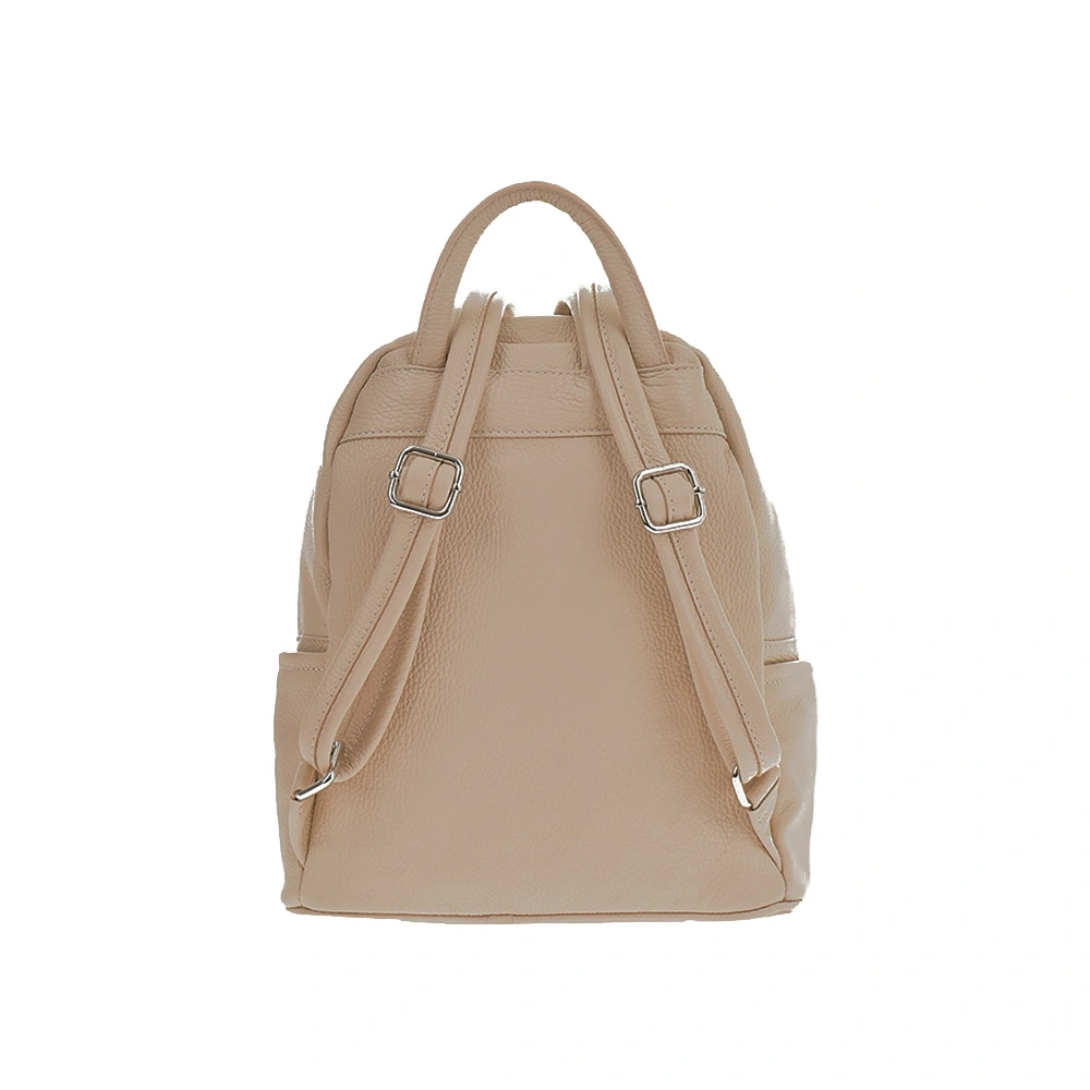 Rucsac dama din piele naturala Antonia Moretti AM1249, Grej, #3, Bagsy