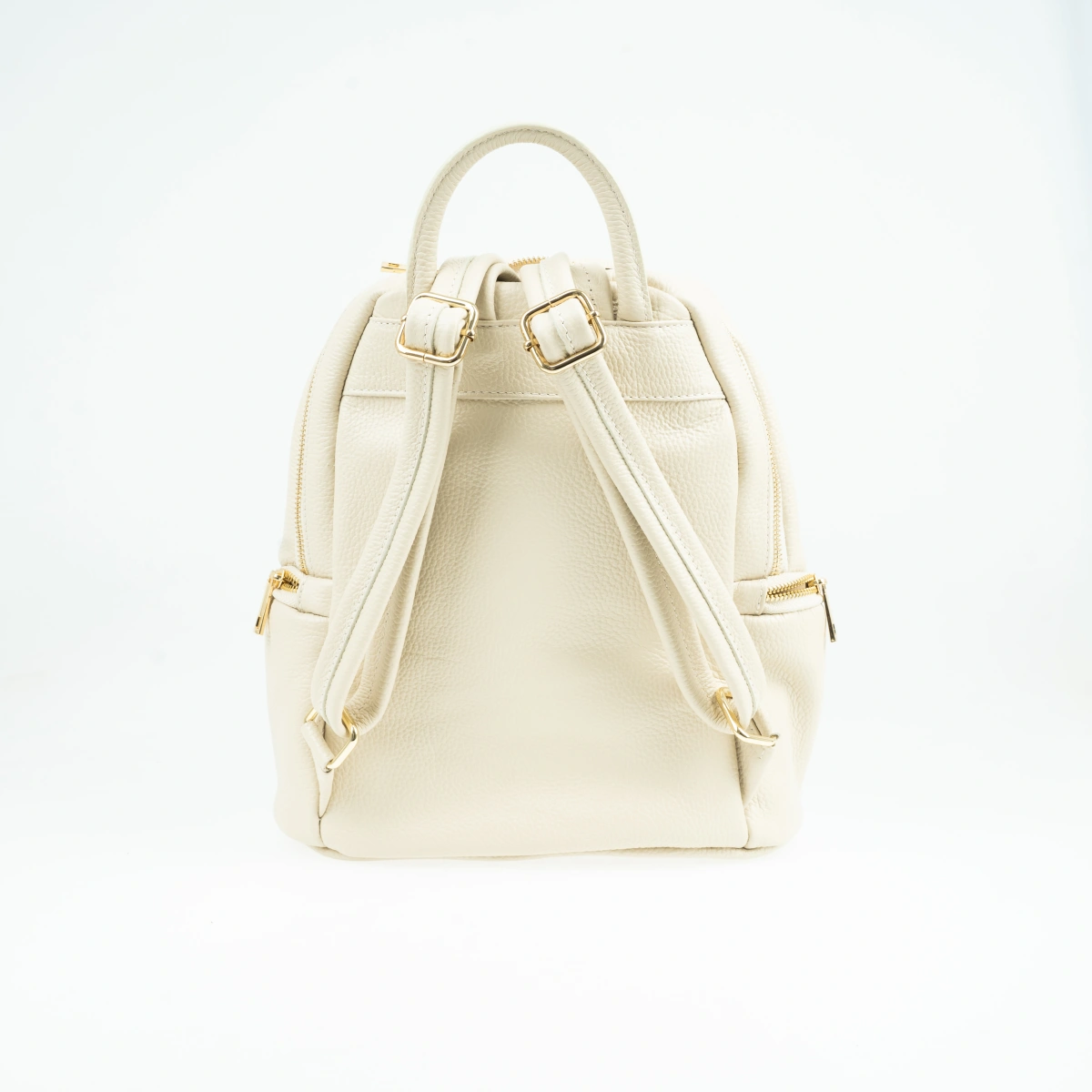 Rucsac dama din piele naturala Antonia Moretti AM1589, Bej, #3, Bagsy