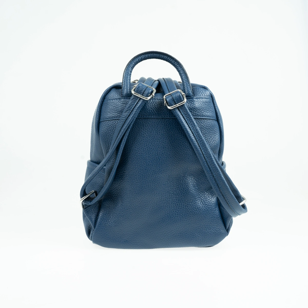 Rucsac dama din piele naturala Antonia Moretti AM1660, Albastru, #3, Bagsy