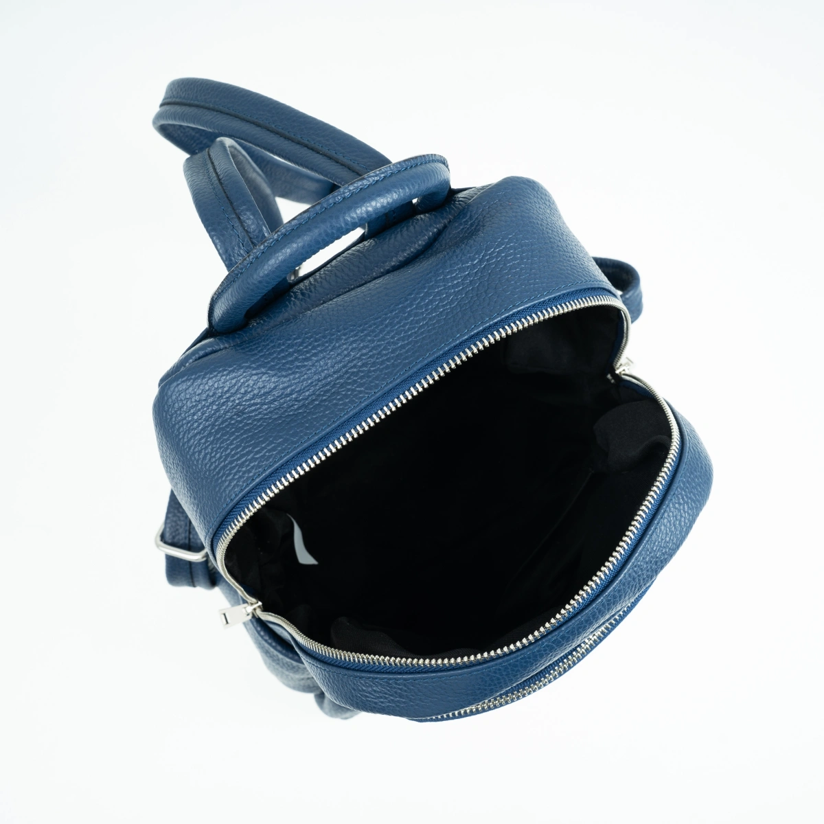 Rucsac dama din piele naturala Antonia Moretti AM1660, Albastru, #4, Bagsy