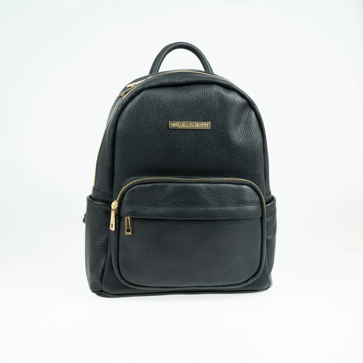 Rucsac dama din piele naturala Chiara Canotti CC1659, Negru, #1, Bagsy