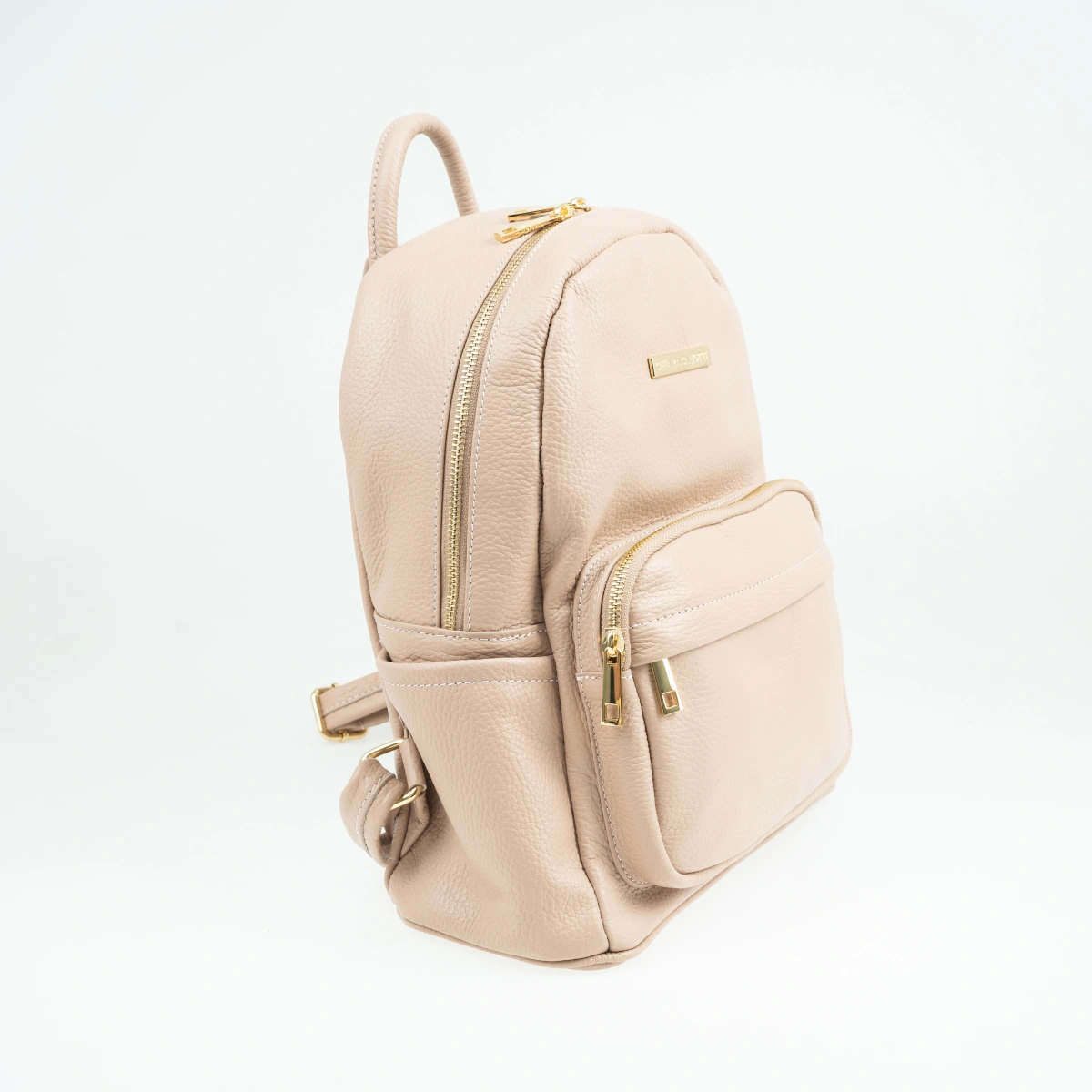 Rucsac dama din piele naturala Chiara Canotti CC1659, Roz prafuit, #2, Bagsy