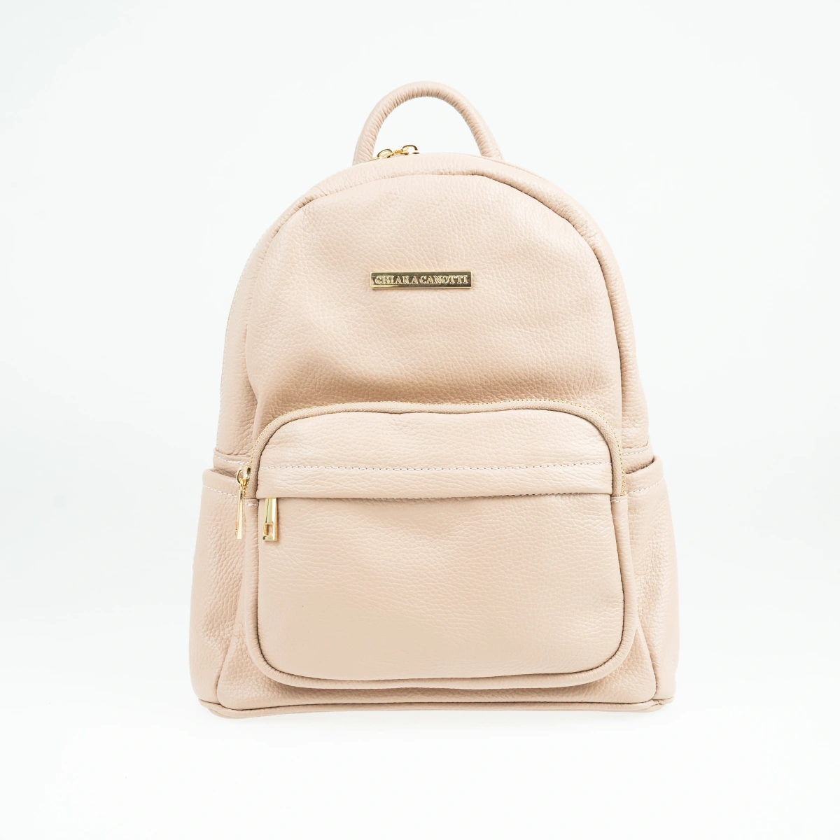 Rucsac dama din piele naturala Chiara Canotti CC1659, Roz prafuit, #1, Bagsy