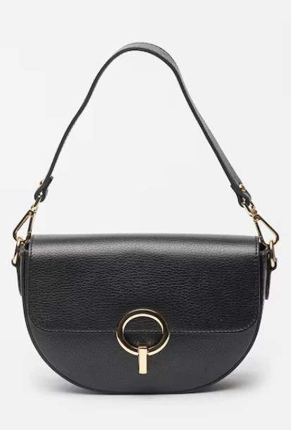 Geanta de umar din piele naturala Chiara Canotti CC1550, Negru, #1, Bagsy