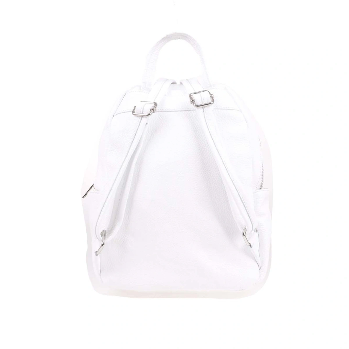 Rucsac dama din piele naturala Antonia Moretti AM1240, Alb, #3, Bagsy