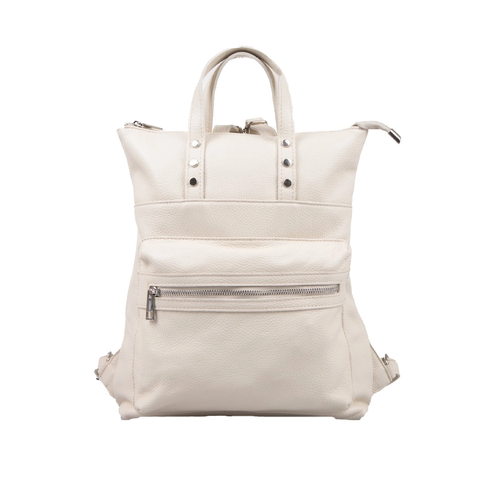 Rucsac dama din piele naturala Chiara Canotti CC1641, Bej, #1, Bagsy