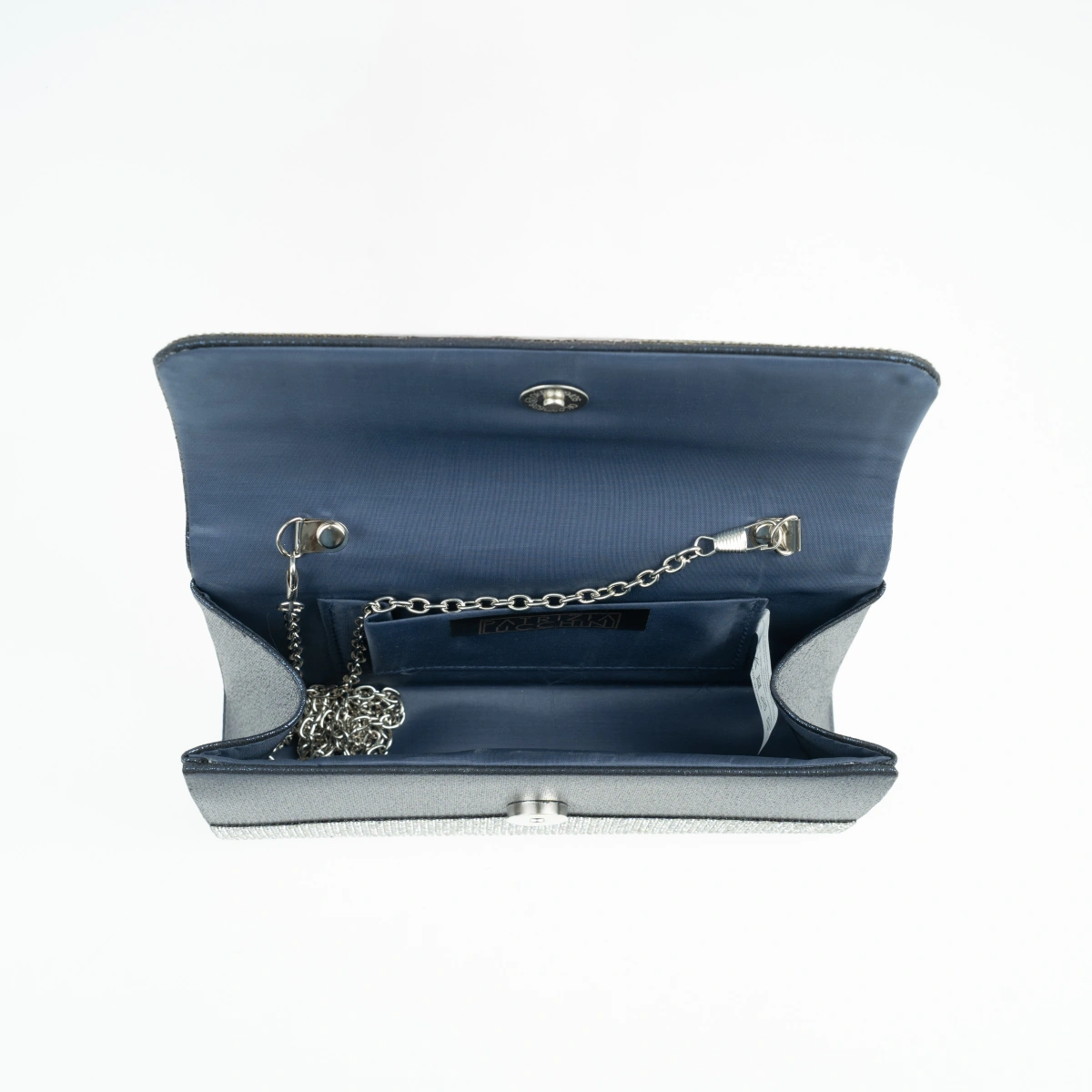 Geanta de ocazie Patrizia Lucchini PL1661, Argintiu/Albastru, #4, Bagsy