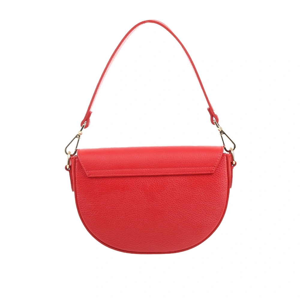 Geanta de umar din piele naturala Chiara Canotti CC1550, Rosu, #3, Bagsy