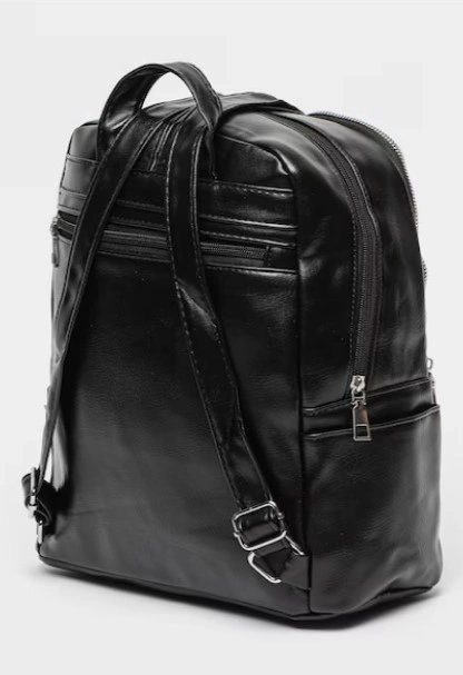 Rucsac dama Francesca Rossi FR6447, Negru, #2, Bagsy