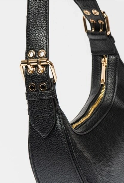 Geanta de mana din piele ecologica Francesca Rossi FR6453, Negru, #3, Bagsy