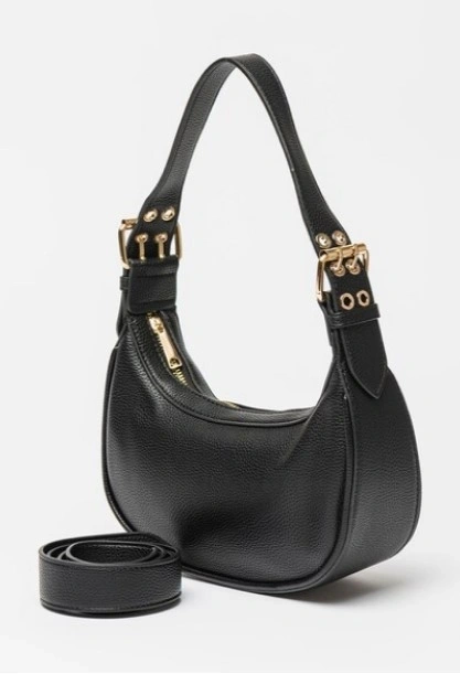 Geanta de mana din piele ecologica Francesca Rossi FR6453, Negru, #2, Bagsy