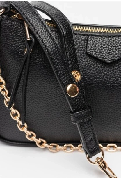 Geanta de umar din piele ecologica Francesca Rossi FR6454, Negru, #4, Bagsy