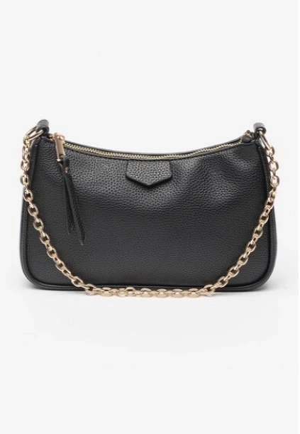 Geanta de umar din piele ecologica Francesca Rossi FR6454, Negru, #1, Bagsy