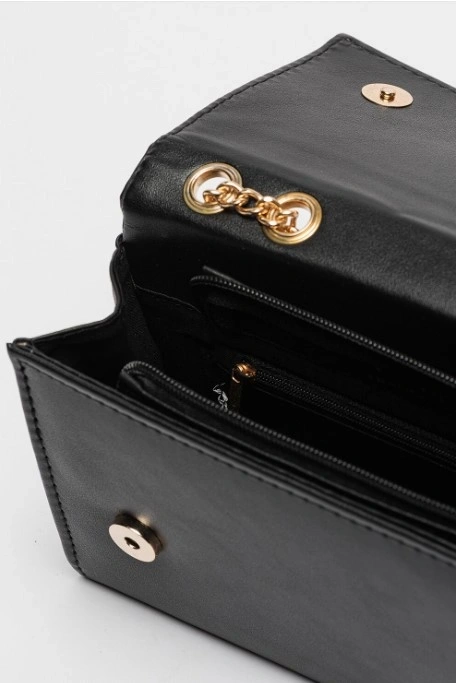 Geanta de umar din piele ecologica Francesca Rossi FR6457, Negru, #3, Bagsy