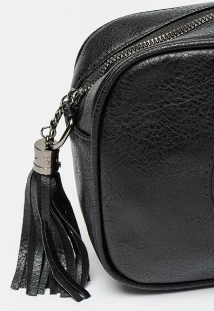 Geanta de umar din piele ecologica Francesca Rossi FR6459, Negru, #4, Bagsy