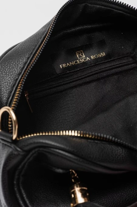 Geanta de umar din piele ecologica Francesca Rossi FR6460, Negru, #4, Bagsy