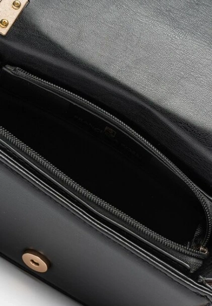 Geanta de umar din piele ecologica Francesca Rossi FR6462, Negru, Nr. 4, Bagsy