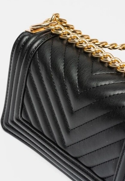 Geanta de umar din piele ecologica Francesca Rossi FR6462, Negru, Nr. 3, Bagsy