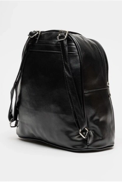 Rucsac dama din piele ecologica Francesca Rossi FR6439, Negru, #2, Bagsy