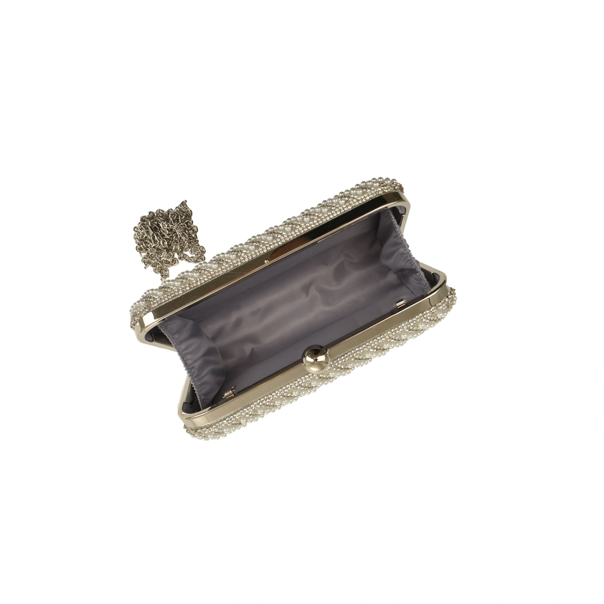 Geanta de ocazie Patrizia Lucchini PL1678, Argintiu, Nr. 3, Bagsy