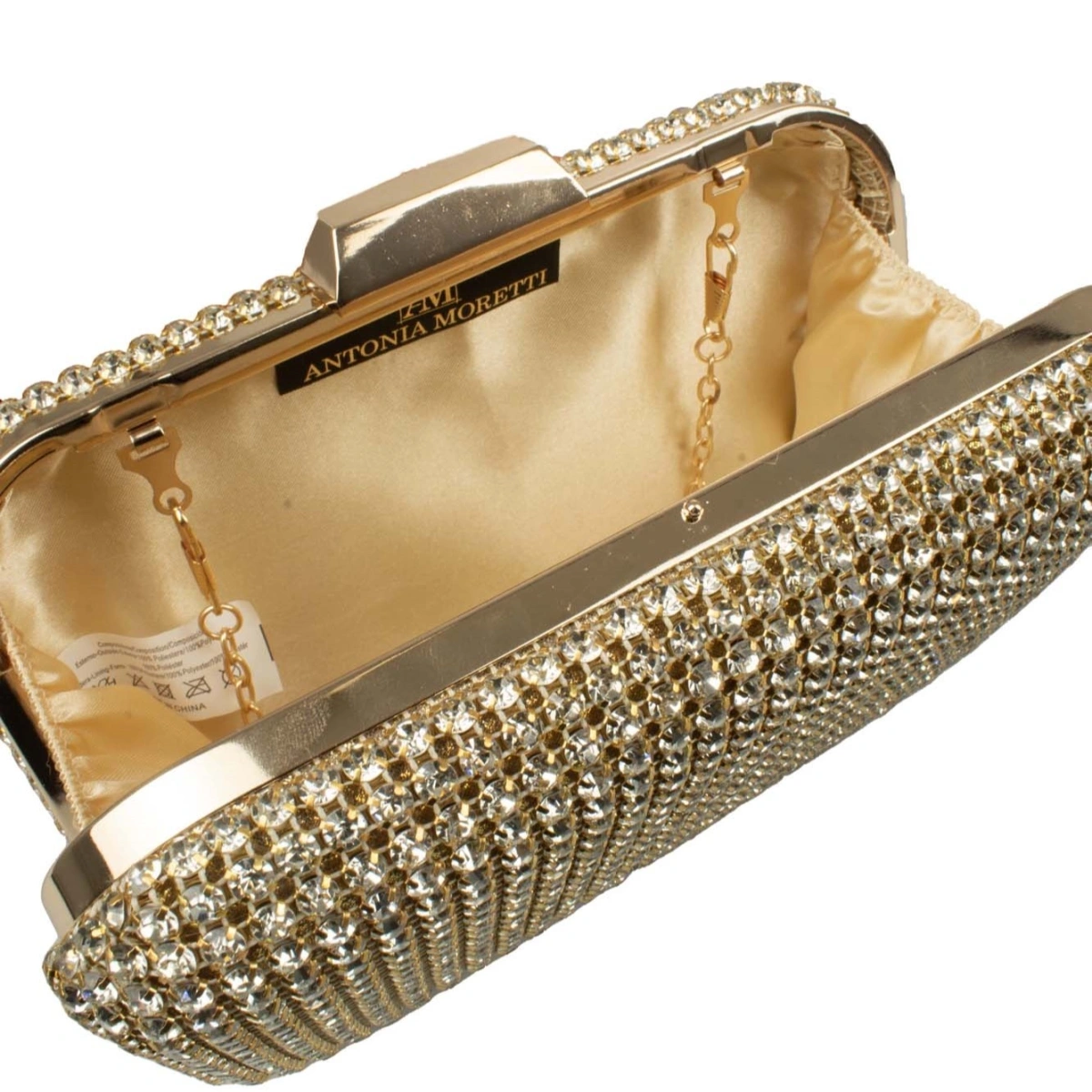 Geanta de ocazie Antonia Moretti AM1688, Auriu, Nr. 3, Bagsy