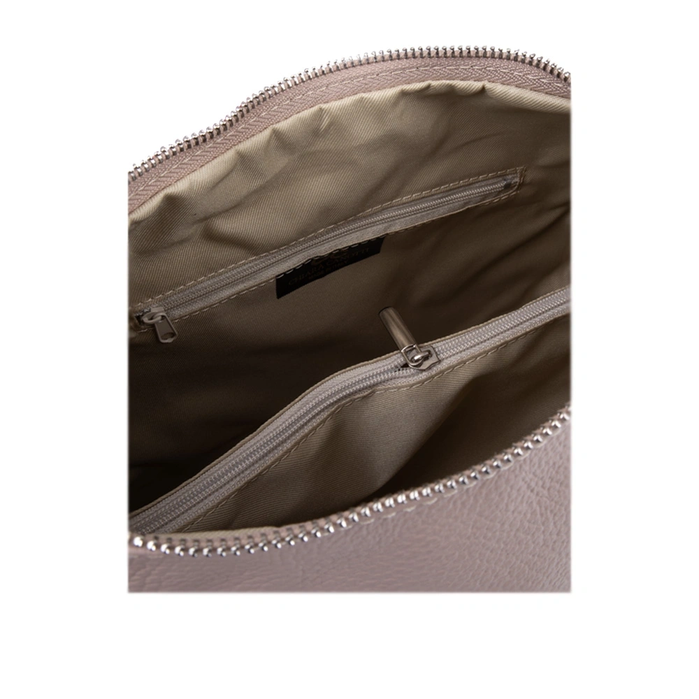 Geanta de umar din piele naturala Chiara Canotti CC1575, Roz prafuit, #4, Bagsy