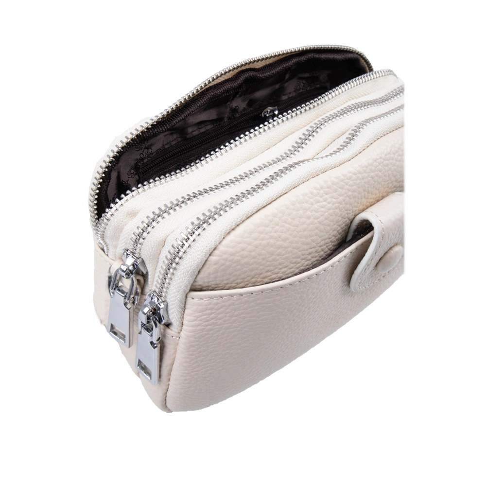 Geanta de umar din piele naturala Antonia Moretti AM1689, Bej, #4, Bagsy