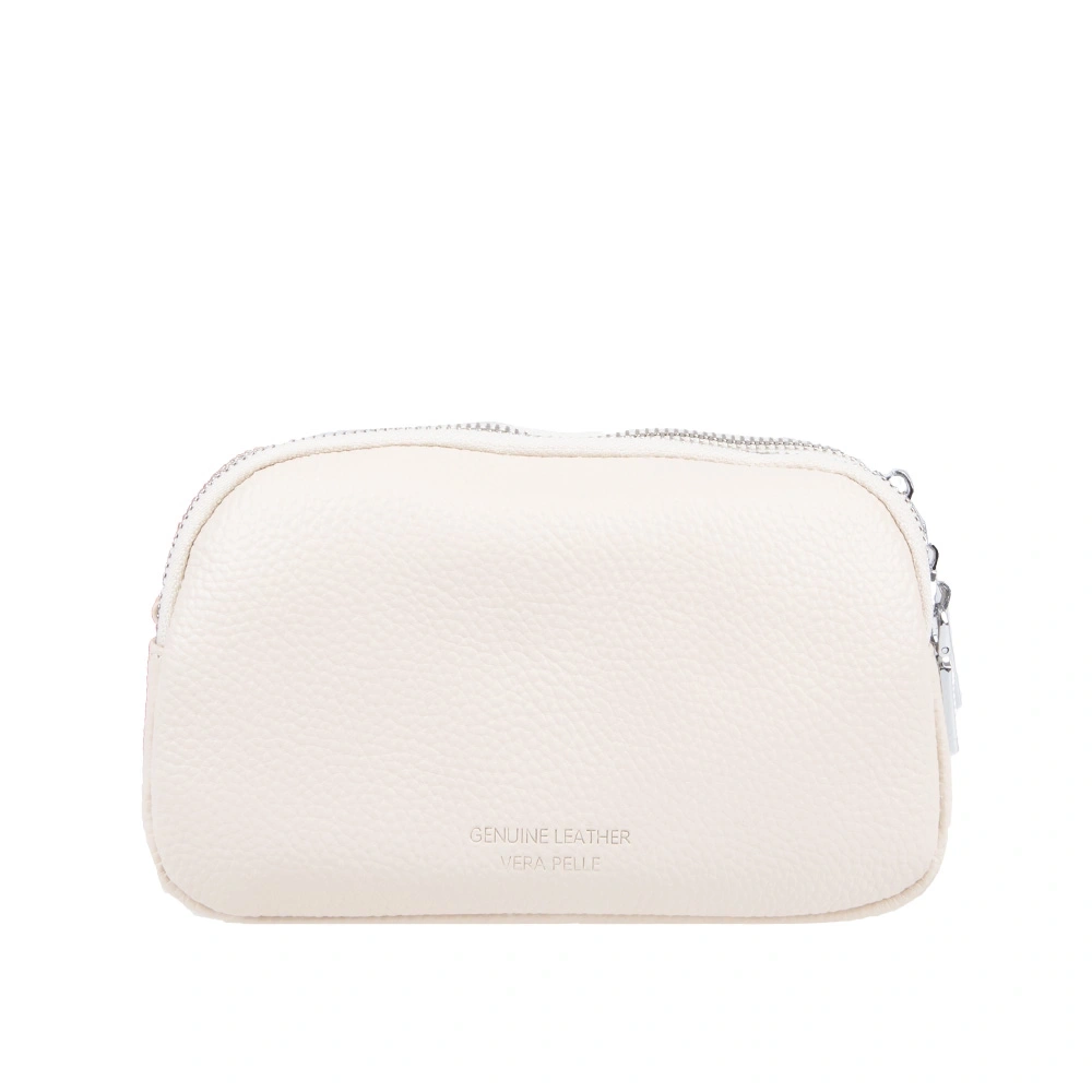 Geanta de umar din piele naturala Antonia Moretti AM1689, Bej, #2, Bagsy