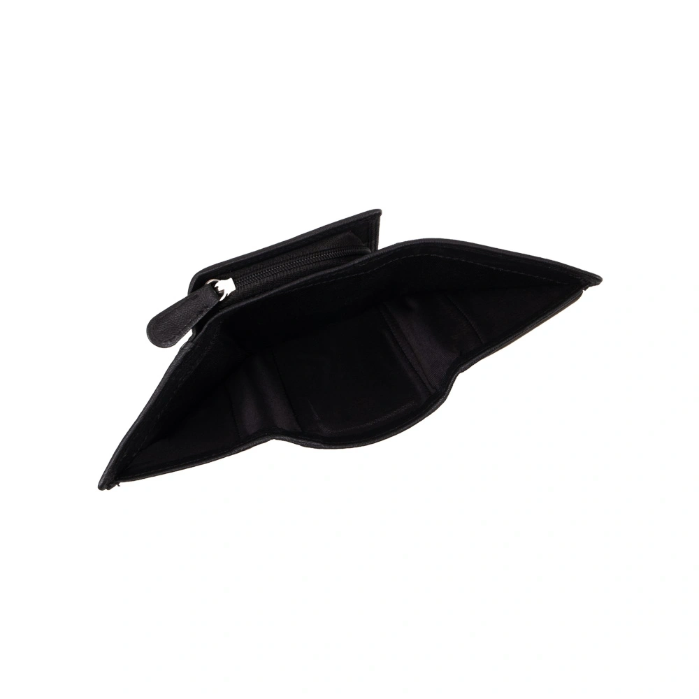 Portofel dama din piele naturala Antonia Moretti AM1671, Negru, #6, Bagsy