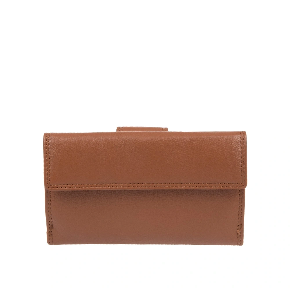 Portofel dama din piele naturala Chiara Canotti CC1673, Cognac, #3, Bagsy