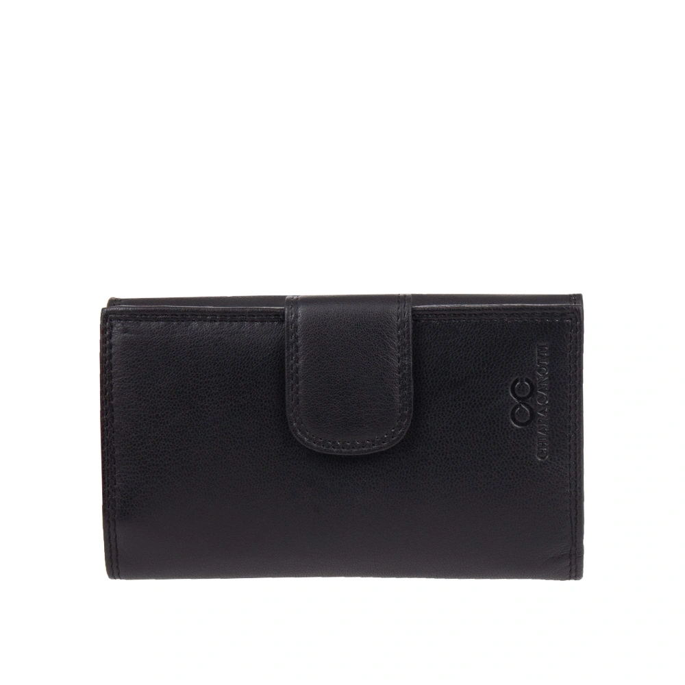 Portofel dama din piele naturala Chiara Canotti CC1673, Negru, #2, Bagsy