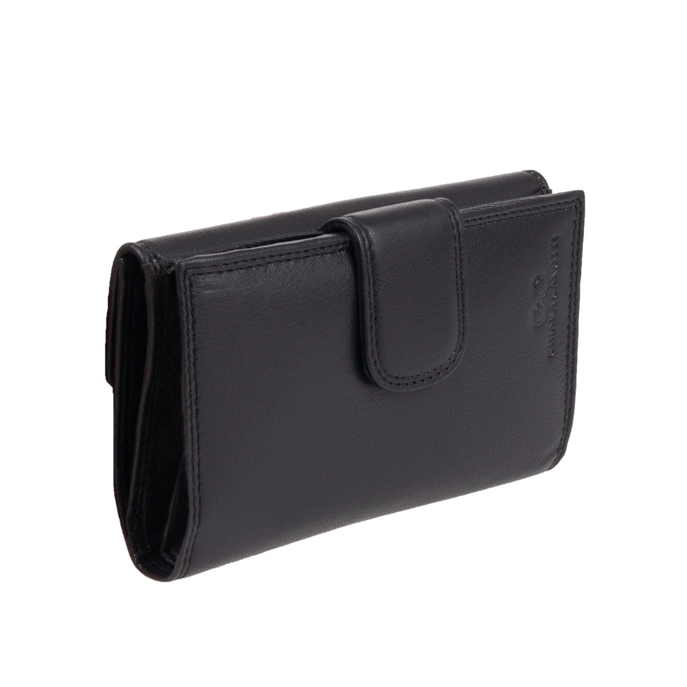 Portofel dama din piele naturala Chiara Canotti CC1673, Negru, #4, Bagsy