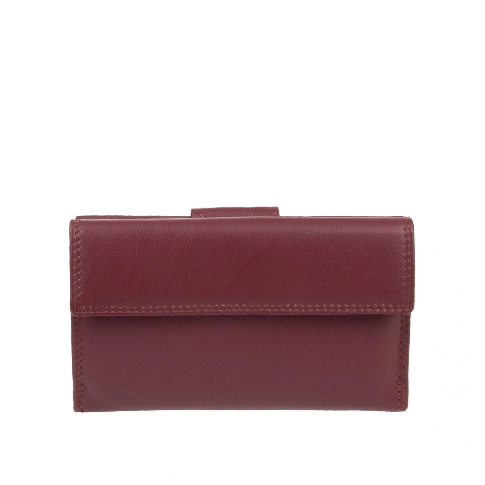 Portofel dama din piele naturala Chiara Canotti CC1673, Visiniu, #3, Bagsy