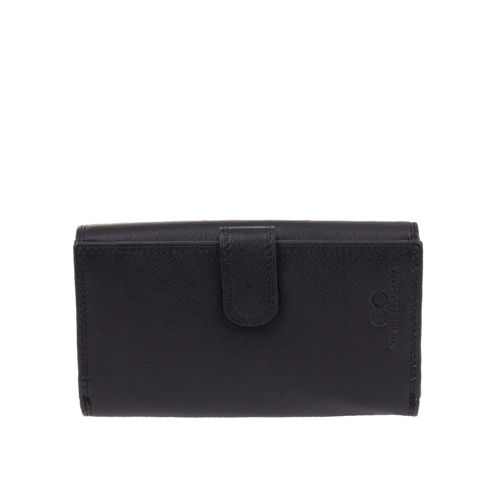 Portofel dama din piele naturala Chiara Canotti CC1674, Negru, #2, Bagsy