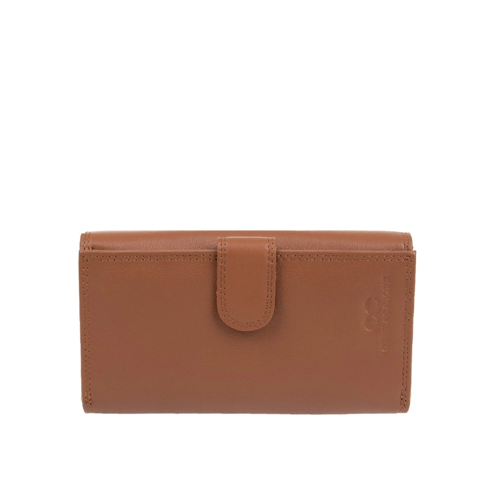 Portofel dama din piele naturala Chiara Canotti CC1674, Cognac, #2, Bagsy