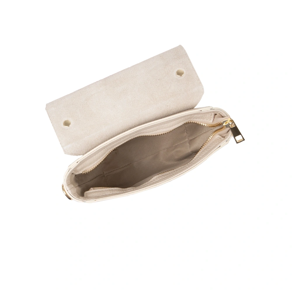 Geanta de umar din piele naturala Chiara Canotti CC1691, Bej, Nr. 4, Bagsy