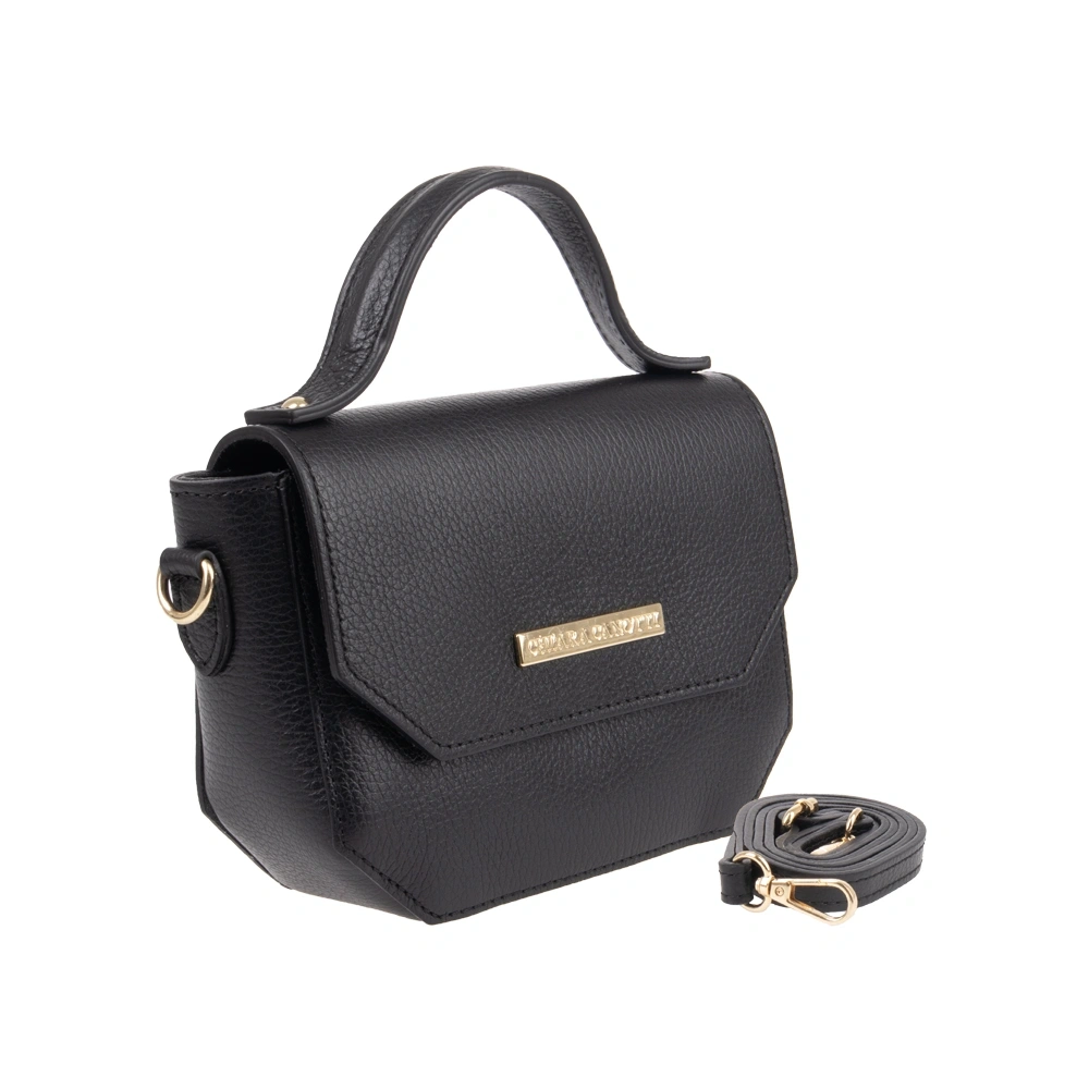 Geanta de umar din piele naturala Chiara Canotti CC1691, Negru, #2, Bagsy