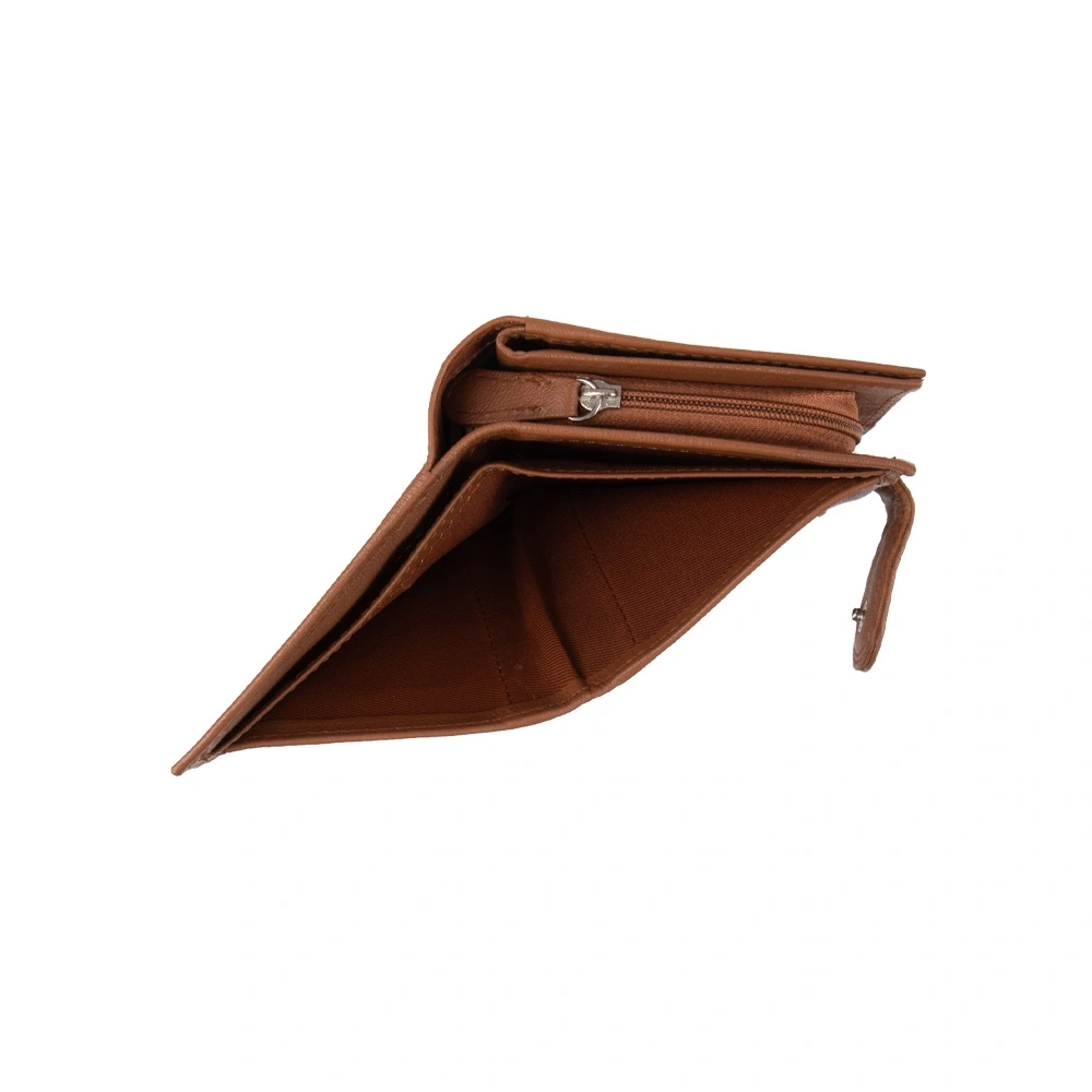 Portofel dama din piele naturala Antonia Moretti AM1692, Cognac, #7, Bagsy